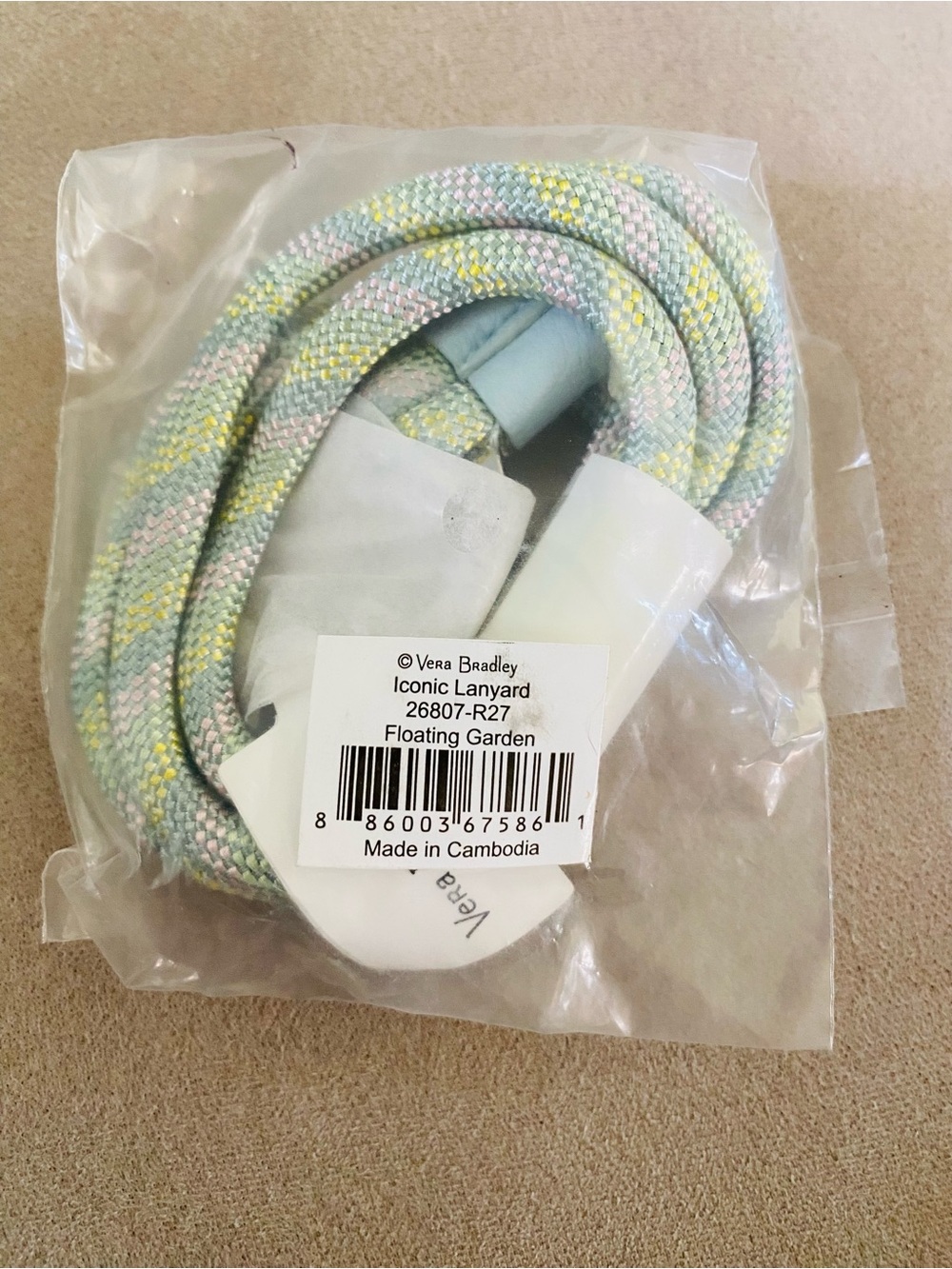 Vera Bradley Lanyard NWT “ Floating Garden”